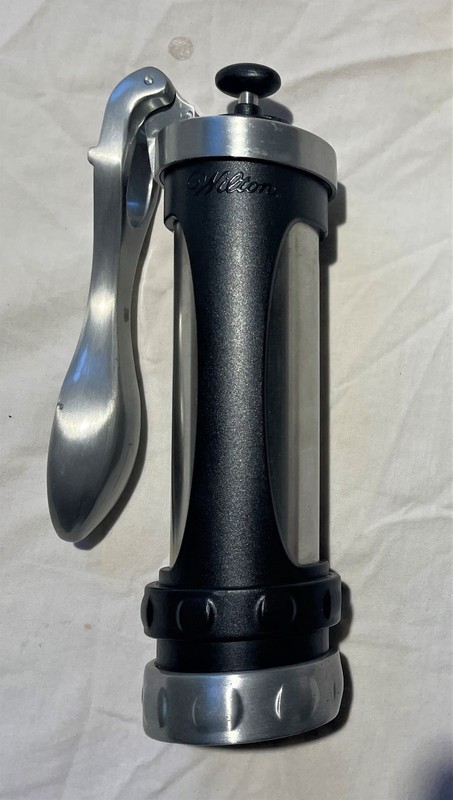 Wilton Cookie Press With 10 Disks stainless steel granny core holiday Christmas gallery
