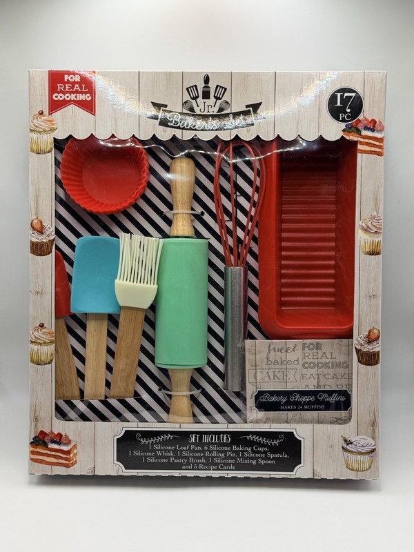 HANDSTAND KITCHEN Intro To Baking Set 17 Pc Kids 6+ NEW For Real use -not a toy