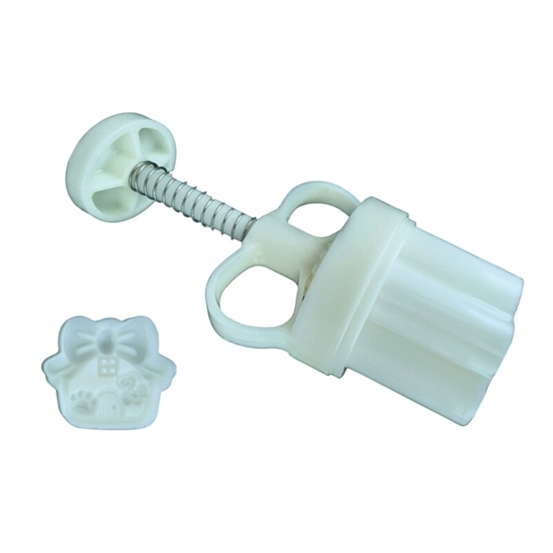 Traditional Molds Set Moon Cake Molds Small House Shape Convenient Bakings Molds gallery