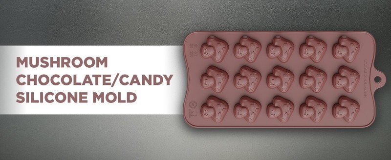 Mushroom Candy Mold, 2 Pack gallery