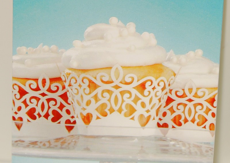 David Tutera Cupcake Wrappers Pearl White Bridal Wedding Baby Shower 72pc gallery