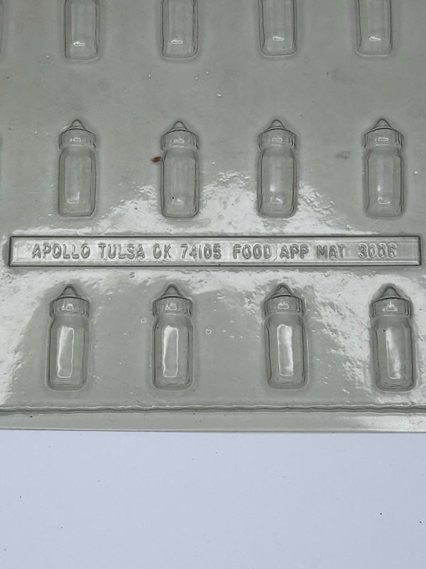 Lot of 5 Vtg Plastic Candy Chocolate Mold Baby Shower Apollo Wilton USA gallery