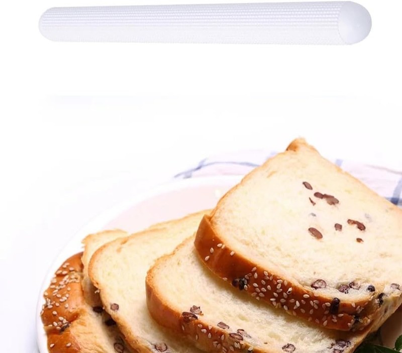 2 Pack Plastic Rolling Pin Dough Roller Non Stick Textured Baking Pastry Pizza gallery