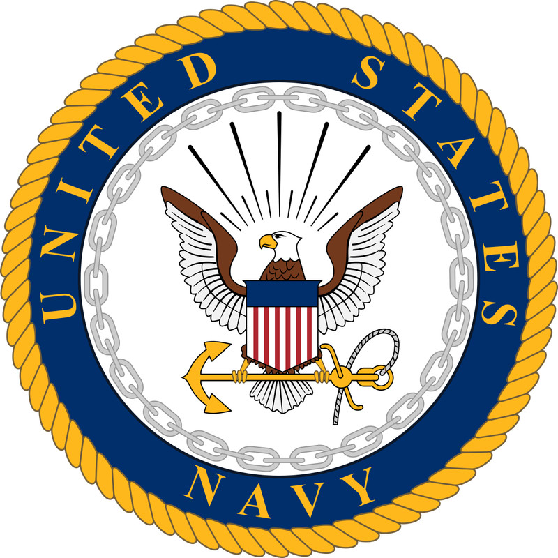 US Navy Logo Edible Cake Topper Decoration