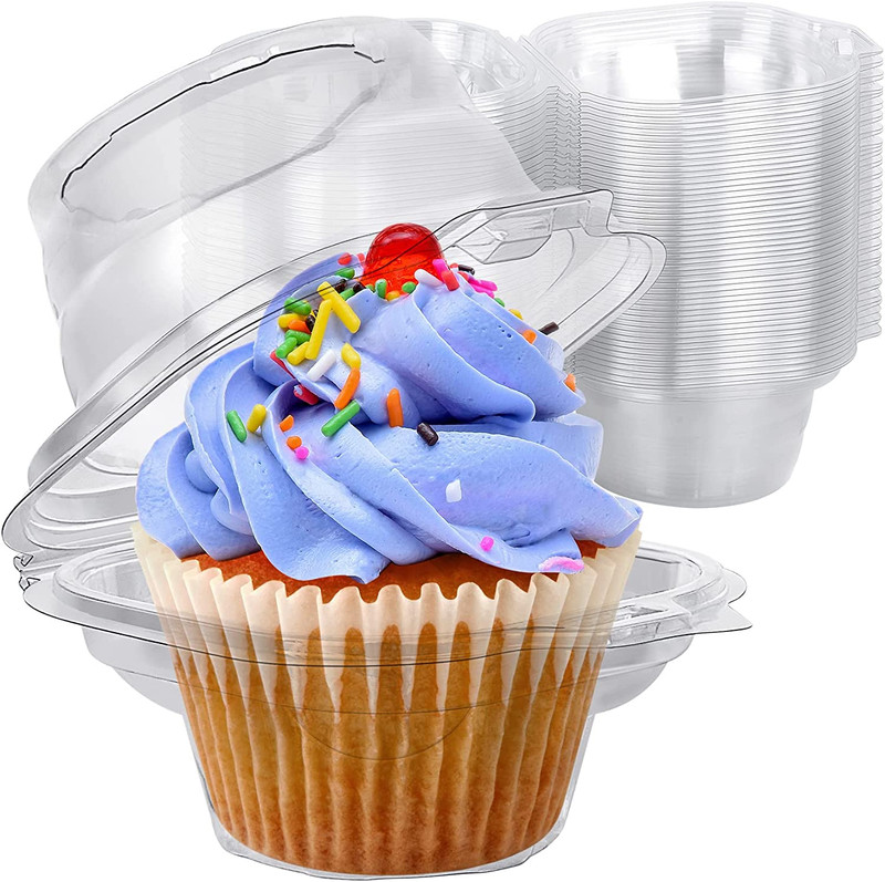 Cupcake Boxes Individual Cupcake Containers, 50 Packs Regular Single Cupcake Hol gallery
