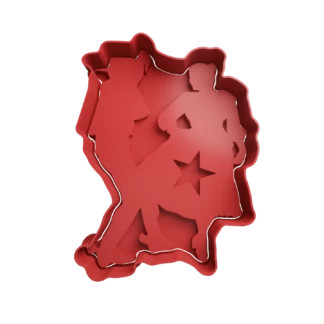 Couple Dancing Chile Cookie Cutter Fondant Biscuit Baking Tool
