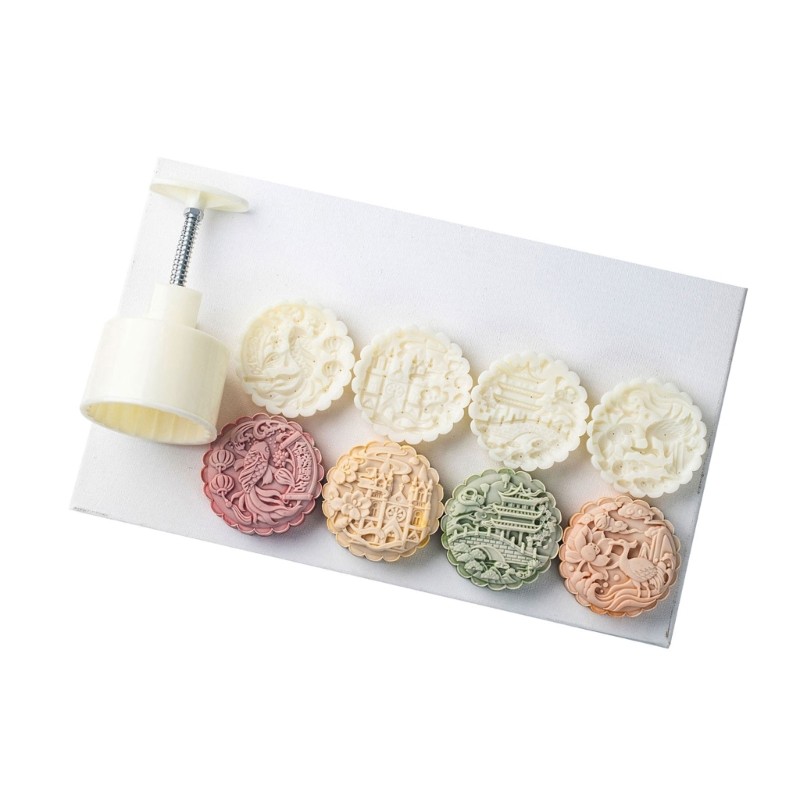 ABS Plastic Chinese Mooncakes Form Pastry Molds for Professional and Home Use gallery