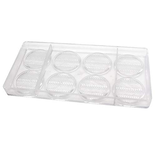 Round Cookie Shape Polycarbonate Chocolate Mold Medal Chocolate Maker DIY Cho... gallery