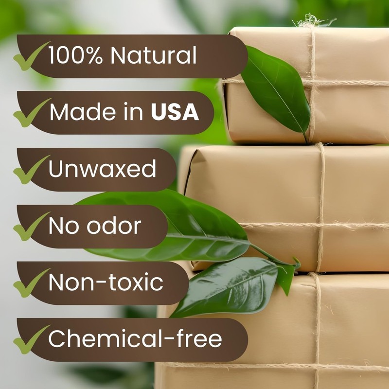 24" x 1200" (100 ft) Natural Kraft Paper Roll – USA Made Non-Toxic, Odorle gallery
