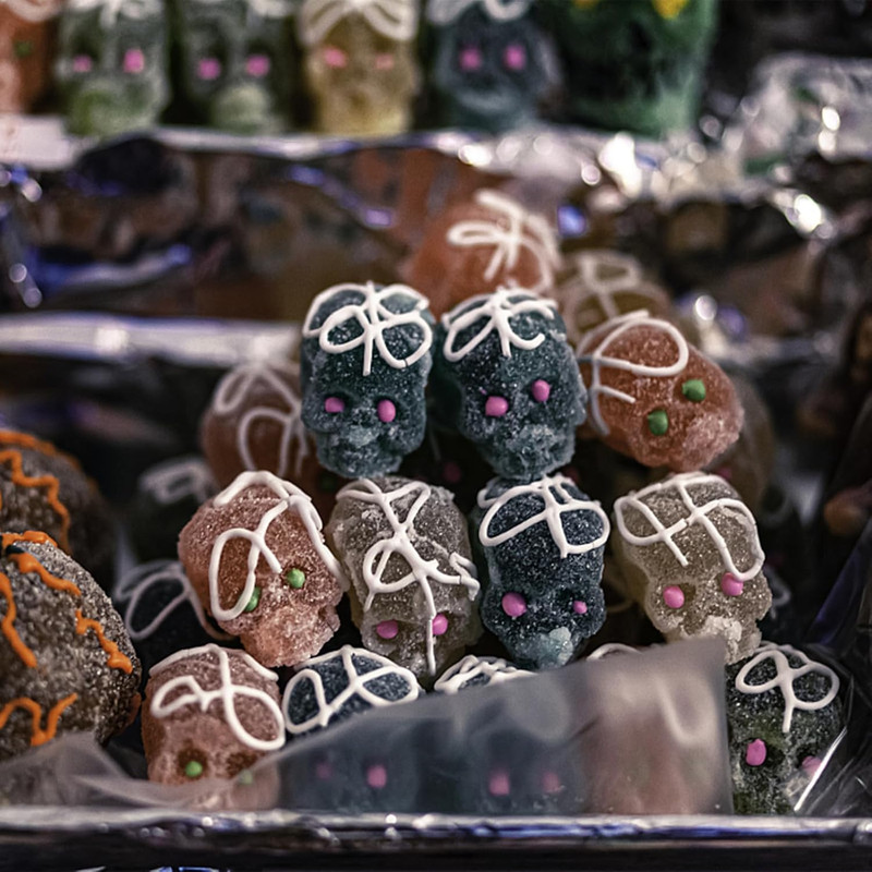 Gummy Skull Candy Molds Silicone 2 Pack 40 Cavity Non-Stick Skull Silicone gallery