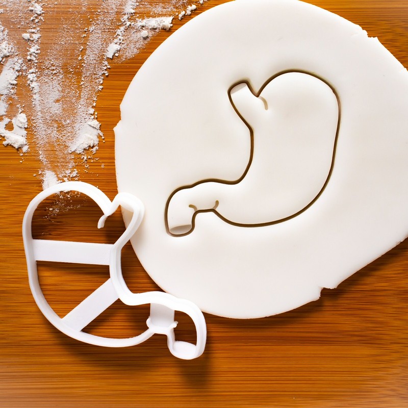 Stomach Cookie Cutter – anatomy medical doctor macabre organ biology gastric GIT