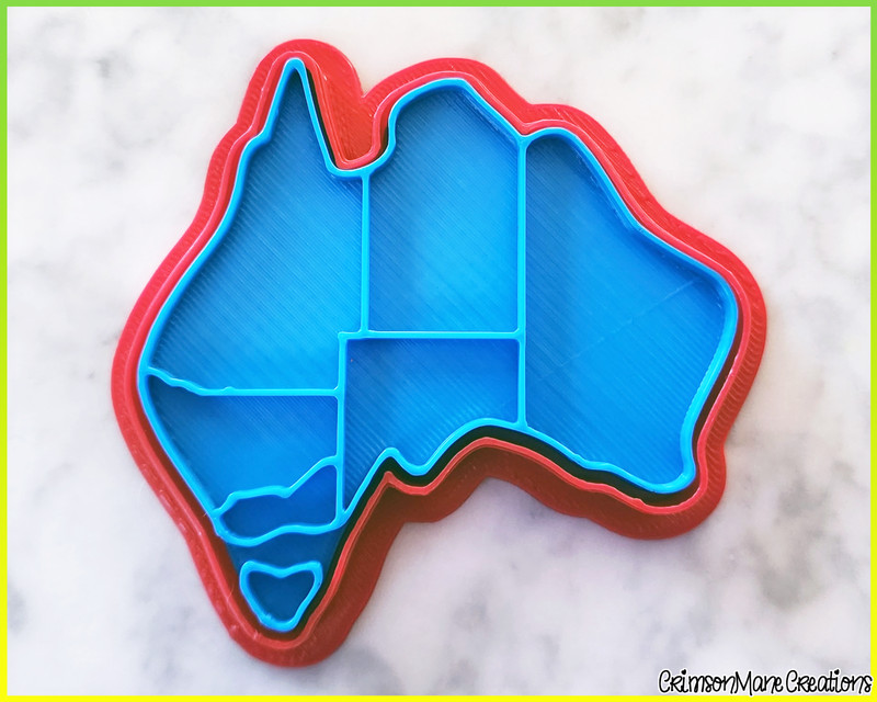 Australia States Cookie Cutter 3D Printed Biscuit Baking Supplies Fondant Tool gallery
