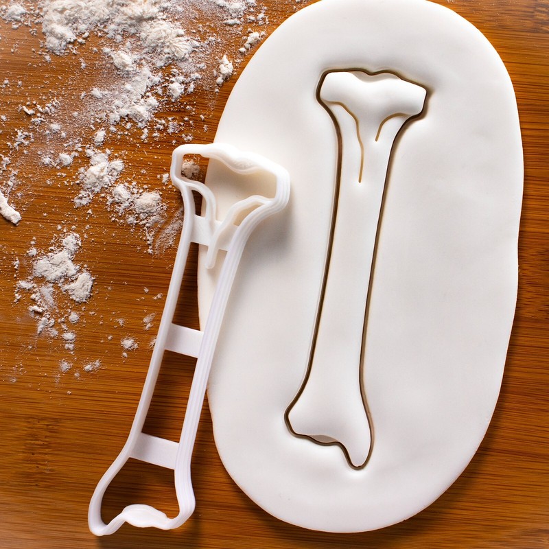 Tibia Bone Cookie Cutter – skeleton Halloween get well soon orthopedic anatomy