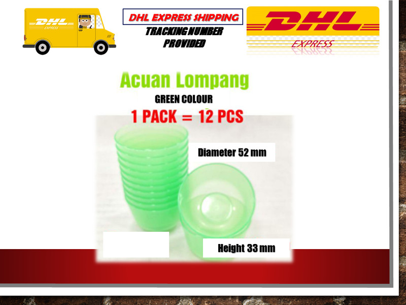 24 PCS GREEN BANH BONG KUTSINTA PICHI PUTO ASIAN TALAM MOLD STEAMED RICE CUPCAKE