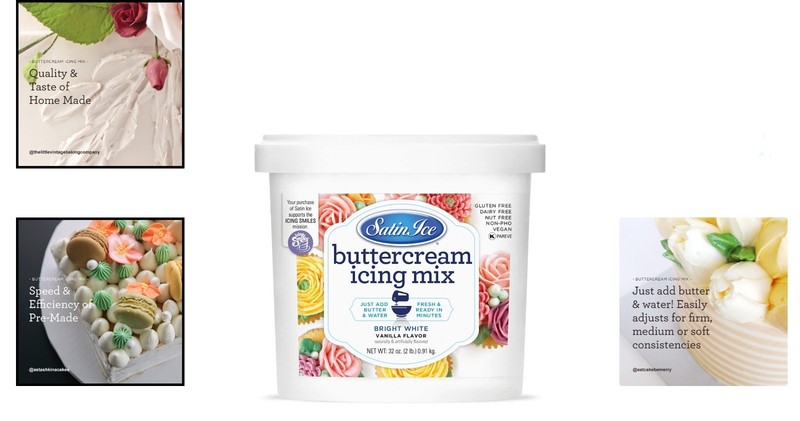 2 Pounds of Dairy-Free Buttercream Icing Mix for Effortless Cake Decorating gallery