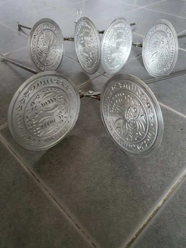 5pcs Traditional Love Letter Mould KUIH KAPIT CRISPY COCONUT ROLLS FREE SHIP