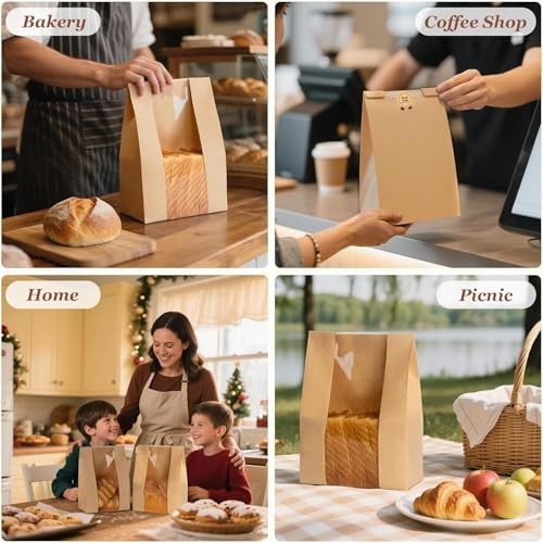 30 Pcs Sourdough Bread Bags for Home Made Bread 30 Pack Regular Sticker gallery