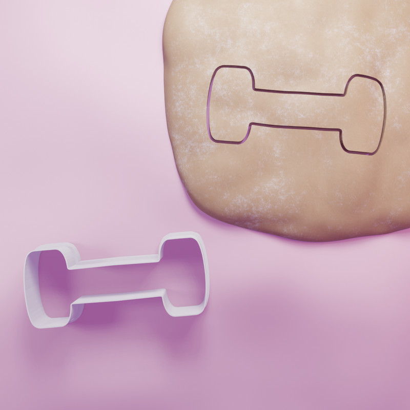 Dumbbell Gym Cookie Cutter