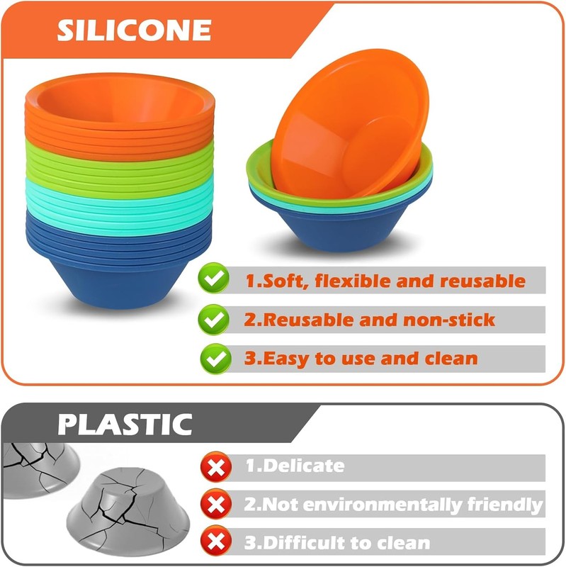 Baking Cup for Steamer, BPA-Free and Non-Stick, Plastic Replacement Baking Cup gallery