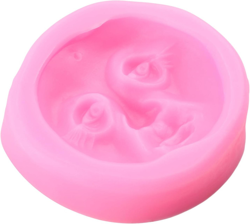 Moon Face Silicone Mold for Cake Decorating and Fondant Crafting gallery