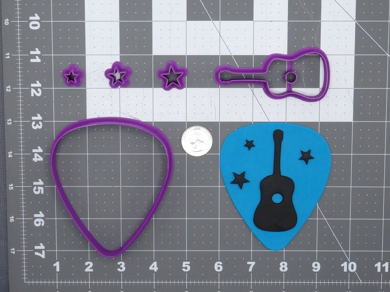 Guitar Pick 266-E492 Cookie Cutter Set