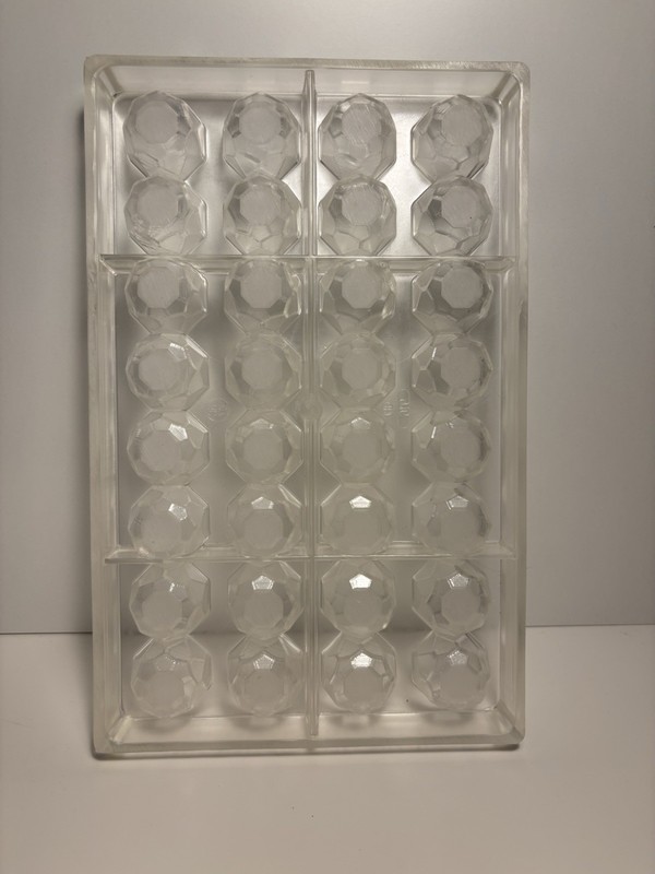 DIAMOND Chocolate Mold FromGermany-1 Mold 32 PCs Professional Polycarbonate gallery
