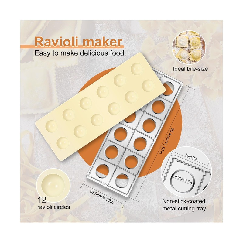 Pasta Making Tools Set, Pasta Making kit Includes 12 Pcs Pasta Maki... Fast Ship gallery