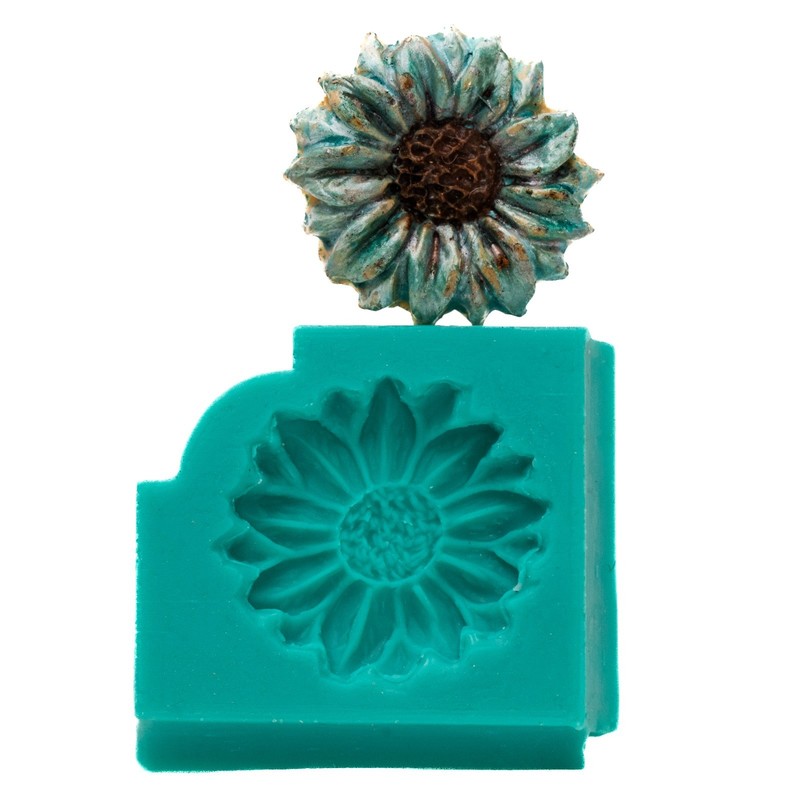 Silicone Mold Flower Daisy Candy Butter Soap Resin Wax Polymer Clay Mould (515) gallery