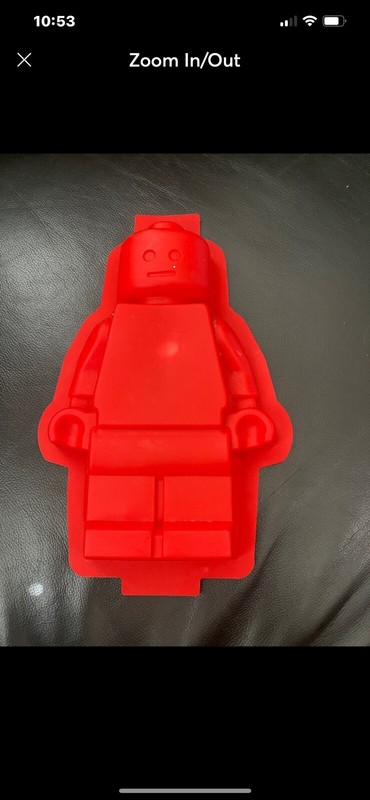 iHomeSpace 1 Large Figure Robot Non-Stick Silicone Cake Mold