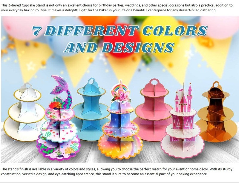 Princess Cupcake Stand, 3 Tier Cupcake Stand gallery