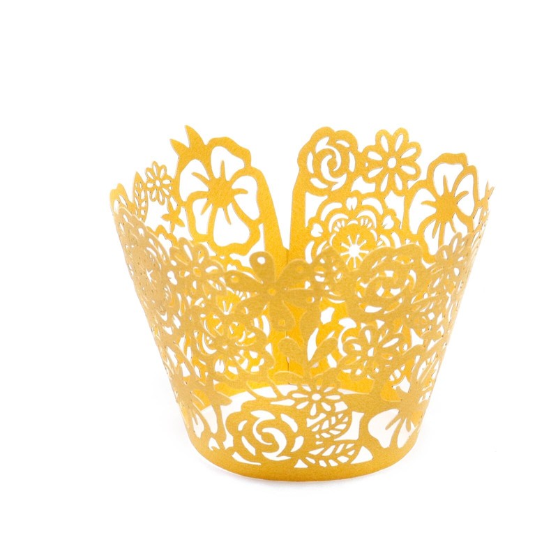 Lace Cupcake Liners50Pcs Cupcake Wrappers Laser Cut Cupcake Papers Cupcake Mu... gallery