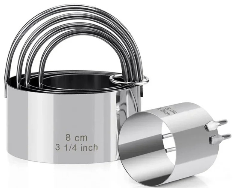 NEW 5PCS Stainless Steel Biscuit Cookie Cutter Set Fast Shipping gallery