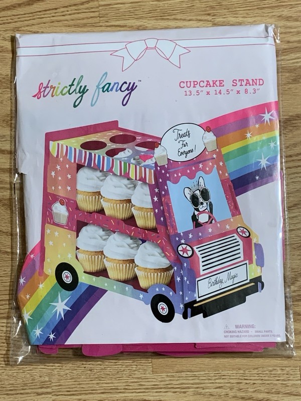 Strictly Fancy Brand – Lisa Frank Inspired Cupcake Holder Centerpiece Brand New