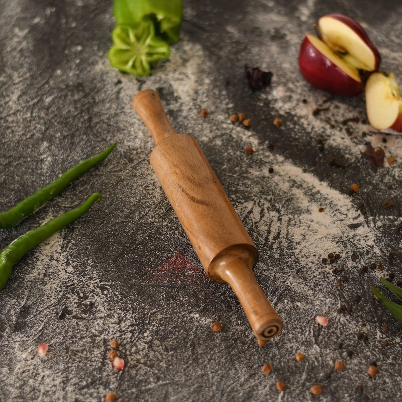 Handcrafted Wooden Rolling Pin,Belan,Belna,Traditional Belan for Roti, Chapat... gallery