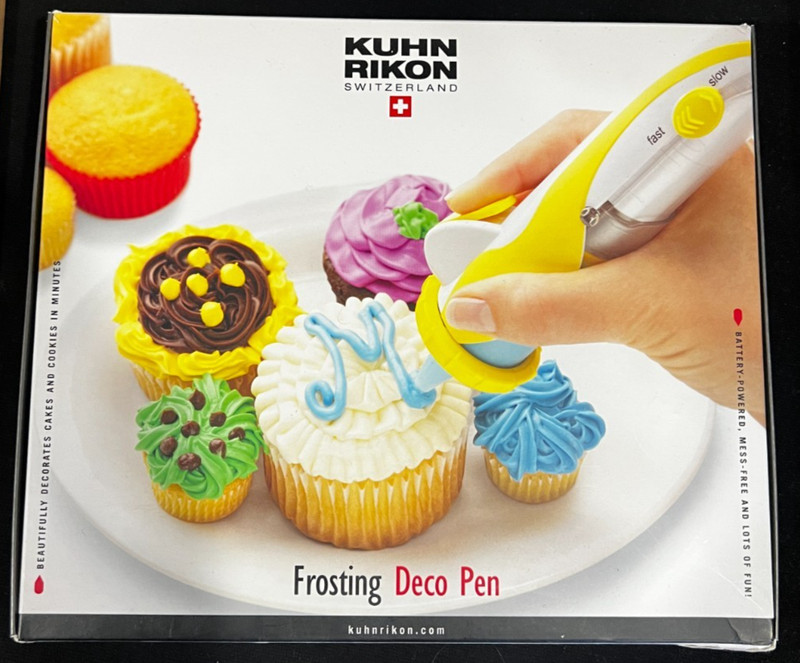Frosting Deco Pen Kuhn Rikon Switzerland Battery Powered In Opened Box