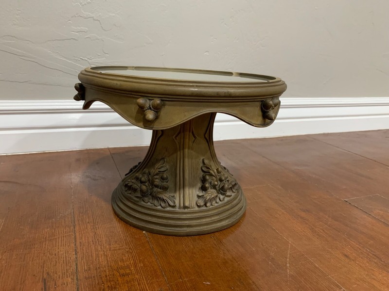 Jackson Southern Living Resin Pedestal Cake Stand Rustic Acorn Wedding