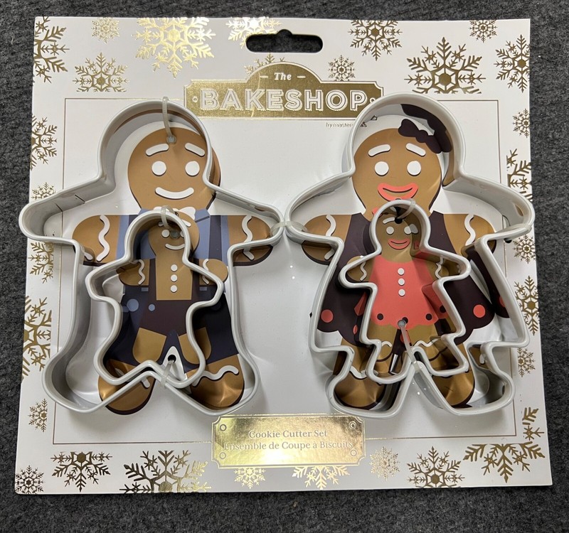 The Bakeshop by Master Class Gingerbread Cookie Cutter Set