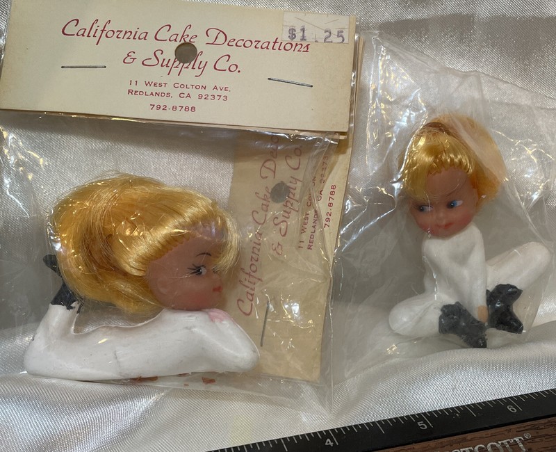 VTG 1970s California Cake Decorations & Supply Co Ballerina Ballet Cake Toppers gallery