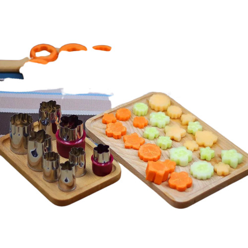 8pcs Stainless Steel Vegetable Fruit Cutter Mold Flowers Cartoon Cake Biscuit gallery