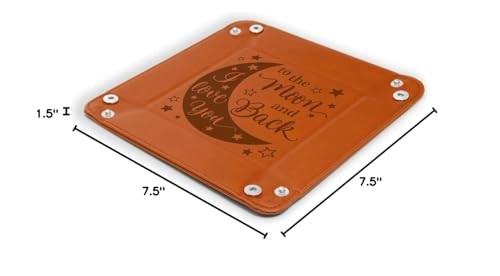 KATE POSH - I Love You to the Moon and Back 7.5" x x 1.5", Brown gallery