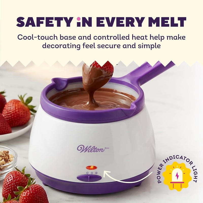 Dishwasher-Safe Candy Melting Pot with Easy Pour Design – Perfect for Fondue Fun gallery