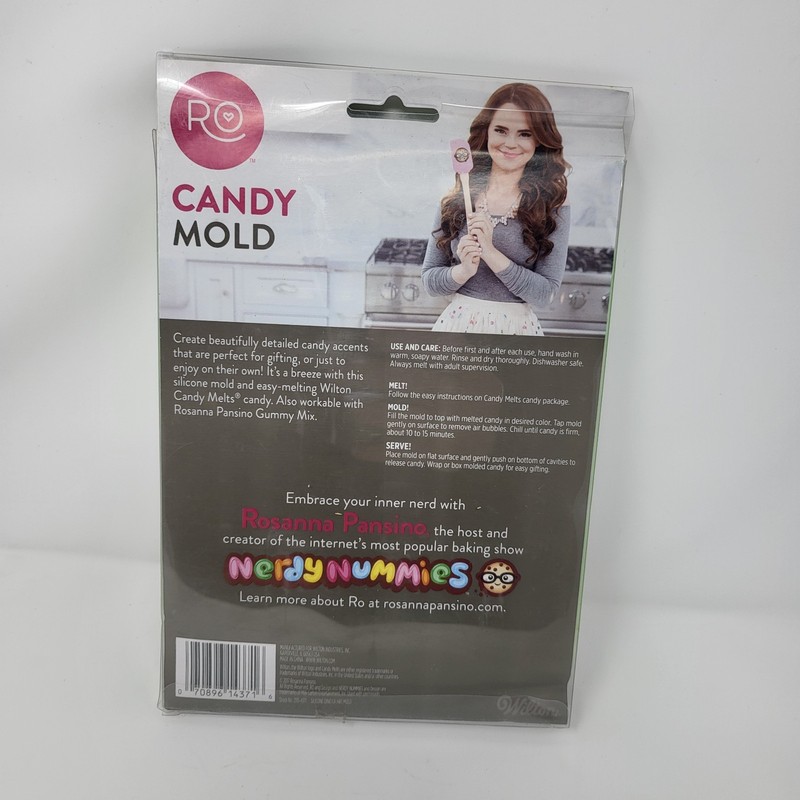 Wilton Heart Dinosaur Silicone Candy Mold NEW IN PACKAGE gallery