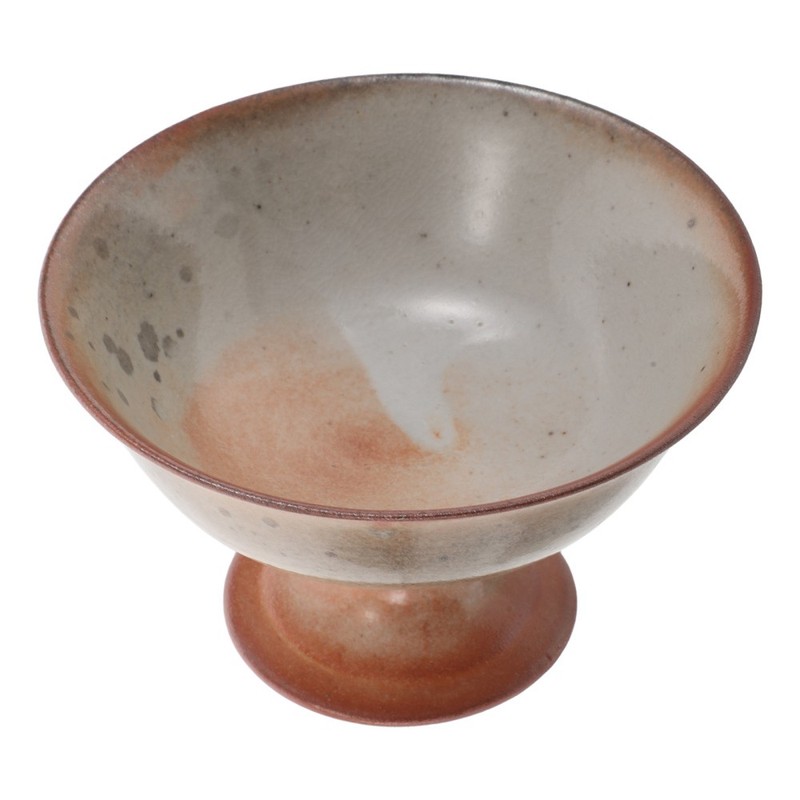 Fruit Plate with Pedestal – Vintage Ceramic Snack Tray Dessert Bowl –