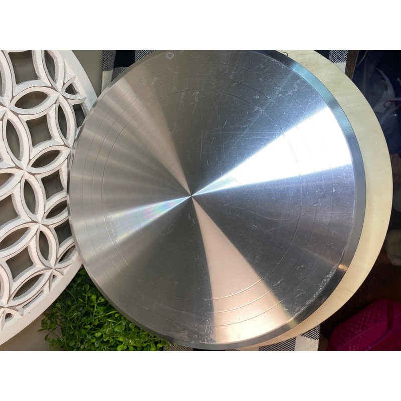 Professional Aluminum Revolving Cake Decorating Stand 12 inch Rotating Turntable gallery