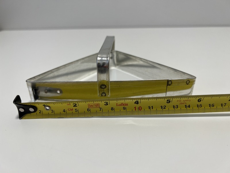 Croissant Maker 80s Heavy Gauge Tin Plate W/ Handle Fox Run Craftsmen 1981 USA gallery