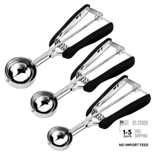 Cookie Scoop Set, Include 1 Tbsp/2 Tbsp/3 Tbsp, Cookie Dough Scoop, Cookie