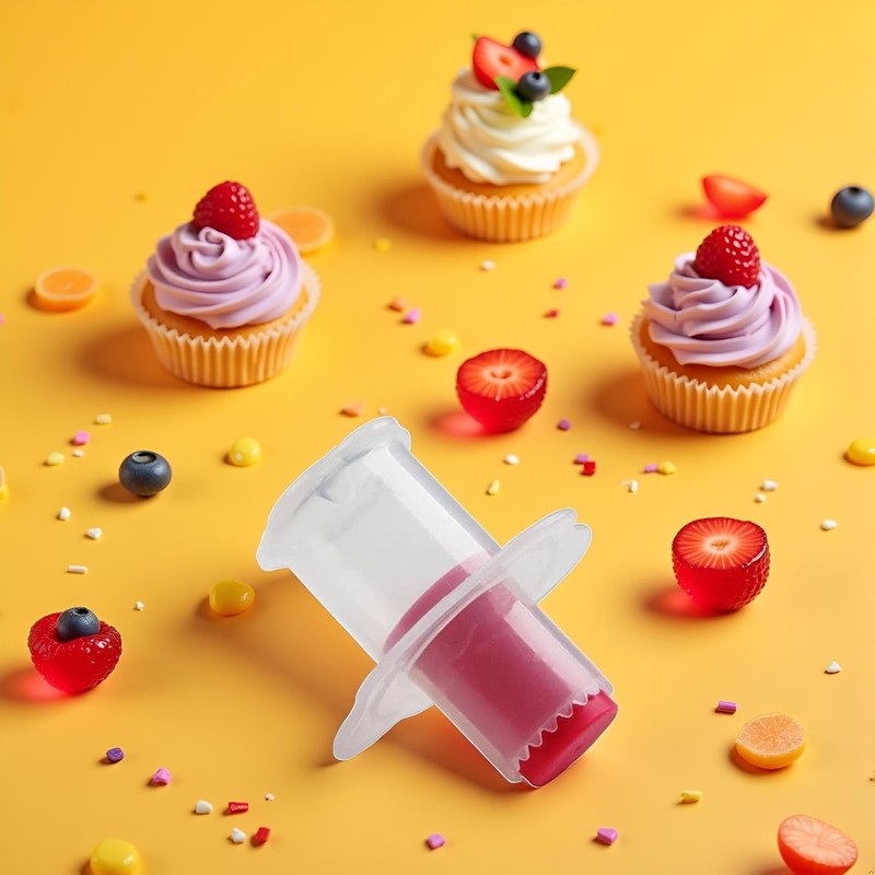 Red Cake Digger Cupcake Corer Tools Muffin Cake Pastry Corer Model Plunger Cu... gallery