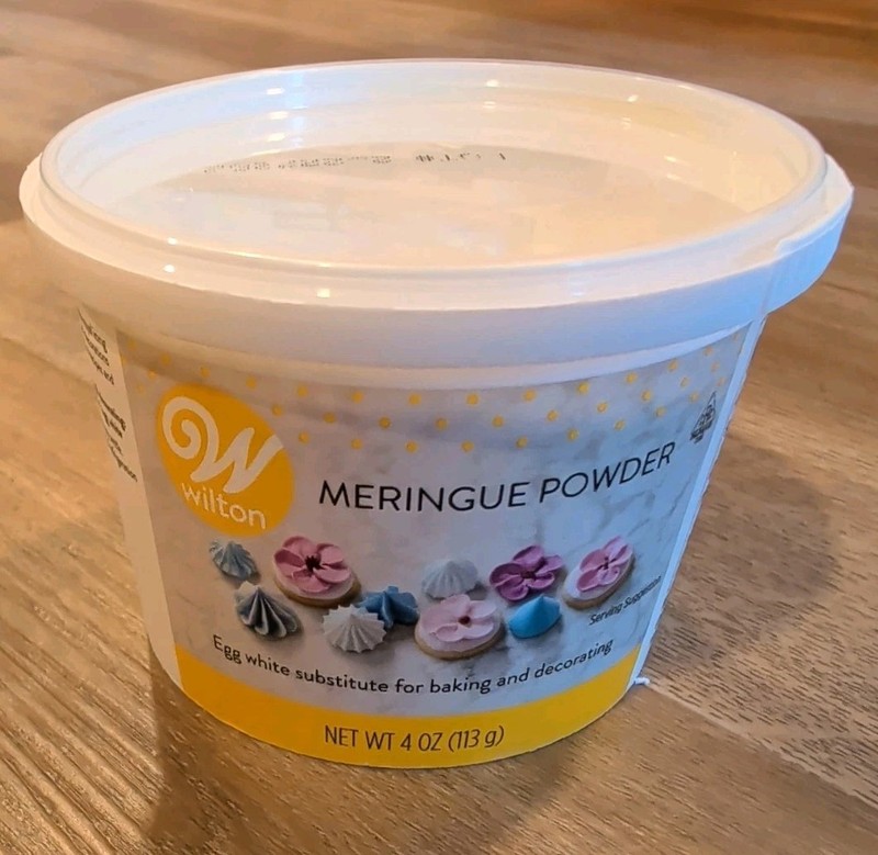 Wilton Meringue Powder Egg White Substitute 4 Oz *NEW SEALED*