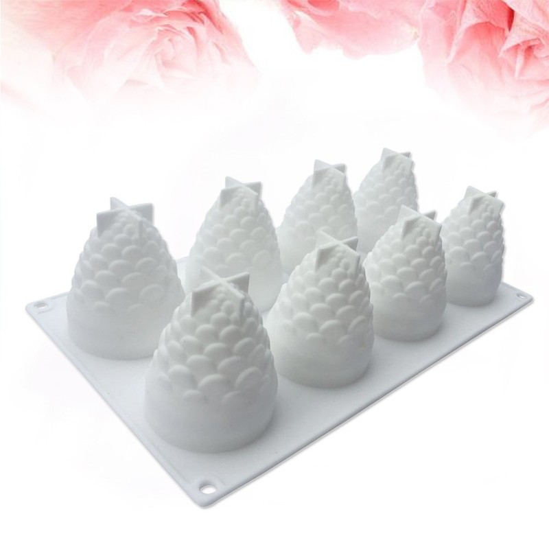 8 Cavity Ice-cream Silicone Mould Molds for Mousse Dessert Baking gallery