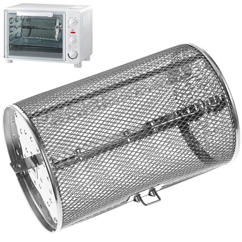 Rotisserie Basket Air Fryer Rotary Grill Oven Baking Cage Accessories